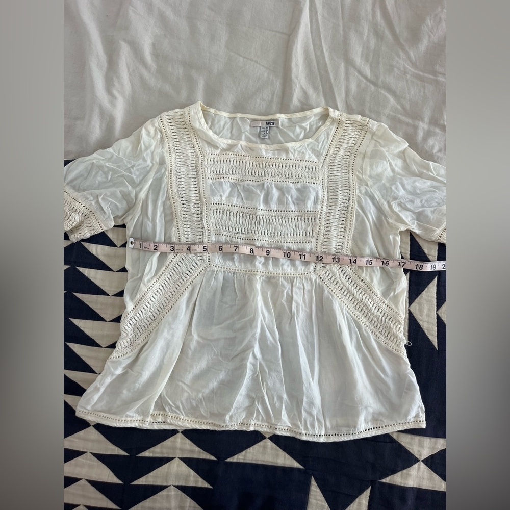 Amuse Society Cream Blouse